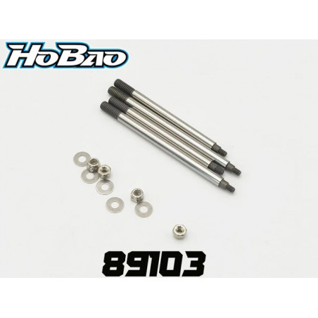 Vástago amortiguadores 20mm (4) para Hobao Hyper -89103