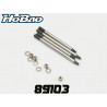 Vástago amortiguadores 20mm (4) para Hobao Hyper -89103