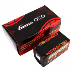 GENS ACE REDLINE SERIES 6000 mAh SHORTY 15,2V HV 130C 4S2P HC 5,0mm BANANA BULLET - GEA60004S13S