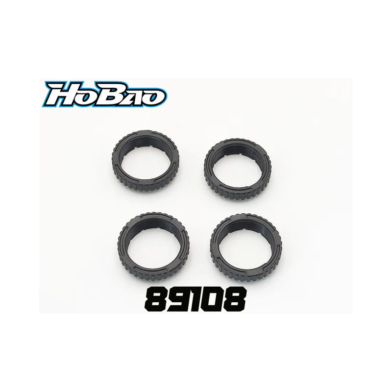 Tuercas precarga amortiguador 20mm aluminio para Hobao Hyper