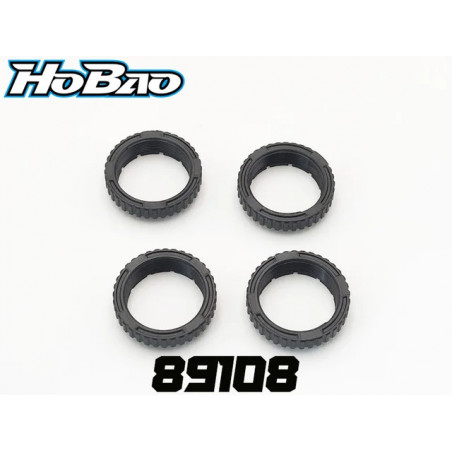 Tuercas precarga amortiguador 20mm aluminio para Hobao Hyper