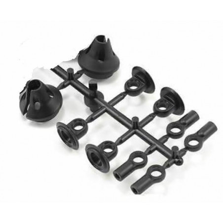 Kit anillas y rótulas amortiguador 20mm para Hobao Hyper