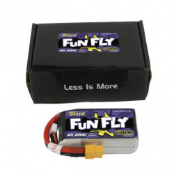 TATTU FUNFLY SERIES 1300 mAh 14.8V 100C 4S1P WITH XT60-TAA13004S10X6