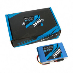 GENS ACE 3500 mha 3.7V 1S1P WITH JR - TX SANWA MT5-MT44-M17 - GEA35001STXJR