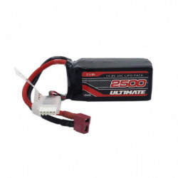 BATERIA ULTIMATE LiPo SOFT CASE  14,8v. 2500mAh 20C T-DEAN CAJA ARRANCADOR