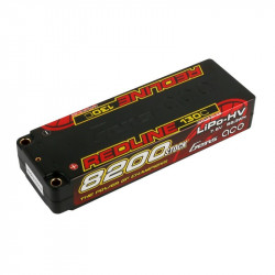 GENS ACE REDLINE SERIES 8200 mAh 7.6V HV 130C 2S1P HC 5,0mm BANANA BULLET - GEA82002S13D5