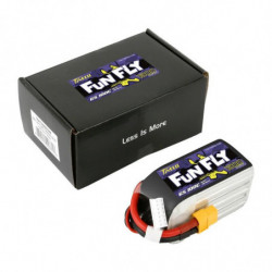 TATTU FUNFLY SERIES 1300 mha 22.2V 100C 6S1P WITH XT60 - TAA13006S10X6