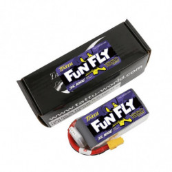 TATTU FUNFLY SERIES 1550 mha 11.1V 100C 3S1P WITH XT60 - TAA15503S10X6