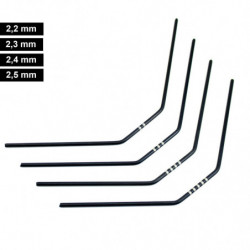 SET BARRAS ESTABILIZADORAS ULTIMATE DELANTERAS  MUGEN, ASSOCIATED, XRAY (4u)