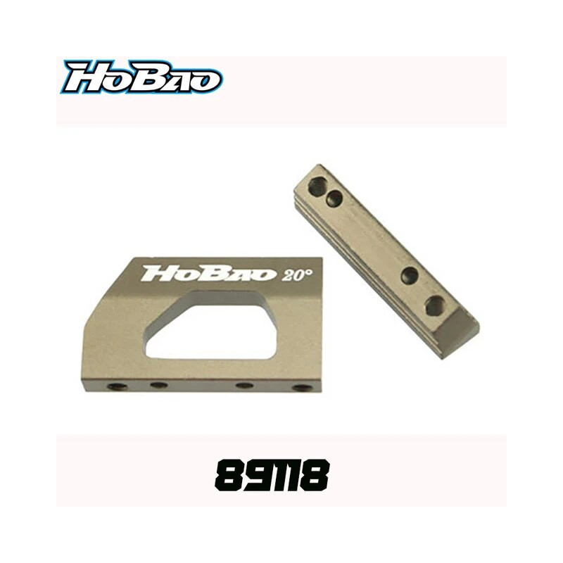 Bancada Aluminio motor nitro 20 grados para Hobao Hyper 9