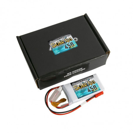 GENS ACE SOARING 450 mha 7.4V 30C 2S1P WITH XTJST-SIP - GEA4502S30JST