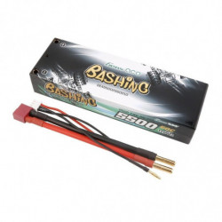 GENS ACE 5500 mAh 7.4V 60C HC WITH 4MM BANANA-GEA55002S60D10