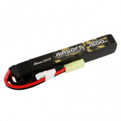 GENS ACE 1500 mha 11.1V 25C 3S1P AIRSOFT GUN WITH MINI TAMIYA -GEA15003S25T