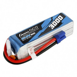 GENS ACE 3000mAh 22.2V 60C 6S1P WITH EC5 - GA6S300060E5GT