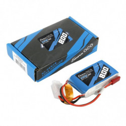 GENS ACE 800 mha 7.4V 45C 2S1P WITH BEC -GEA8002S45JS
