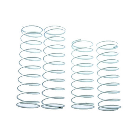 Muelles blancos medios para 20mm (4) para Hobao Hyper 9