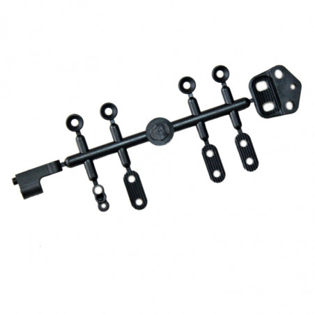 SET PARTES PLASTICAS BANDEJA RADIO MTC1 MUGEN -A2302