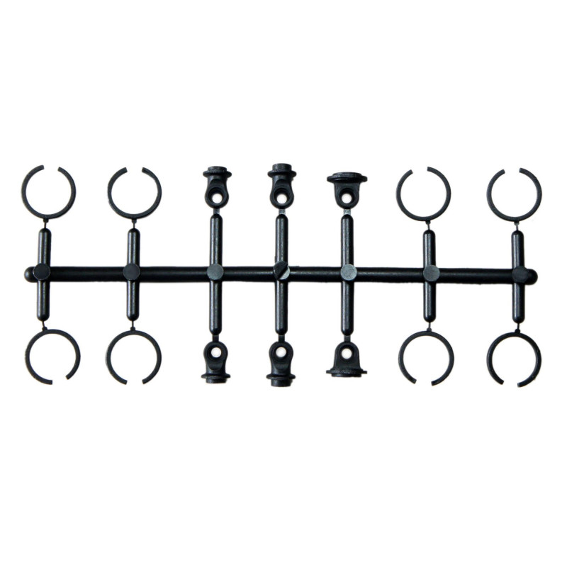 SET PARTES PLASTICAS AMORTIGUADOR MTC1 MUGEN -A2514