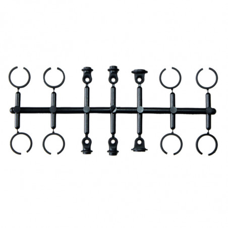 SET PARTES PLASTICAS AMORTIGUADOR MTC1 MUGEN -A2514