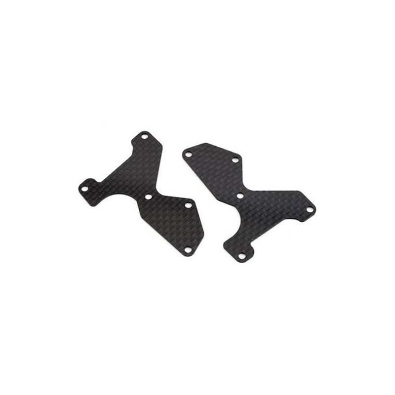 PLACA CARBONO TRAPECIO DEL. MBX8/8R (1mm) (2u.) - E2154