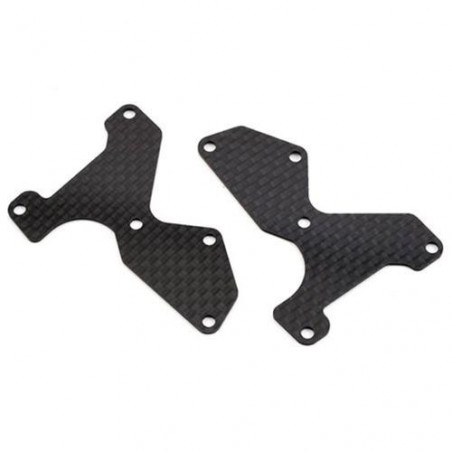 PLACA CARBONO TRAPECIO DEL. MBX8/8R (1mm) (2u.) - E2154