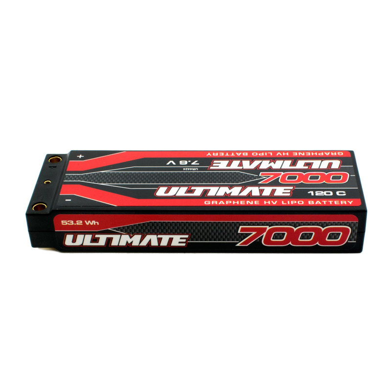 Batería ULTIMATE GRAFENO HV LiPo STICK 7.6v. 7000mAh 120C CONEXION 5m