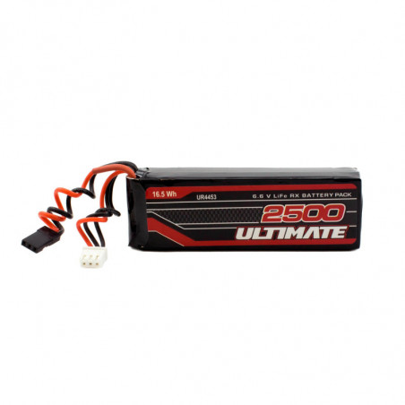 Batería ULTIMATE LiFe RECEPTOR PLANA 6.6v. 2500mAh Conexión