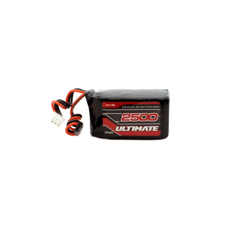 Batería ULTIMATE LiFe RECEPTOR CUADRADA 6.6v. 2500mAh Conexión
