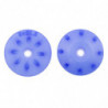 PISTONES AMORTIGUADOR CONICOS 16mm AZULES (8x1,3mm inclinados) (2u.)