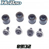 Casquillos de goma y tornillos arandelas aluminio para Hobao SS/ VS/ SST/VS2