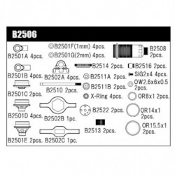 SET AMORTIGUADOR TRASERO MSB1