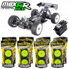 COMBO COCHE 1/8 OFF ROAD MBX8R ECO + PACK 4 SETS PROCIRCUIT C2 + SERVO SRT-BH9027