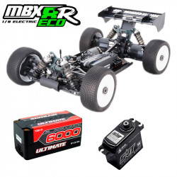 COMBO COCHE 1/8 OFF ROAD MBX8R ECO + 1 x SHORTY 15.2HV 6000MHA 130C + SERVO SRT-BH9027