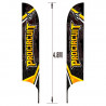 BANDERA PROCIRCUIT 4,8 M + PICA DE ACERO