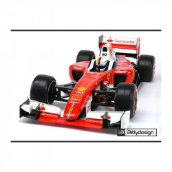 F1 'Type-6C' 1/10 Clear Body, Light Weight