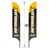 BANDERA NITROLUX 4,8 M + PICA DE ACERO + BOLSA