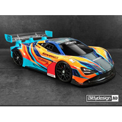 Carrocería Seven 65 1:8 GT SWB BittyDesign sin pintar sin cortar