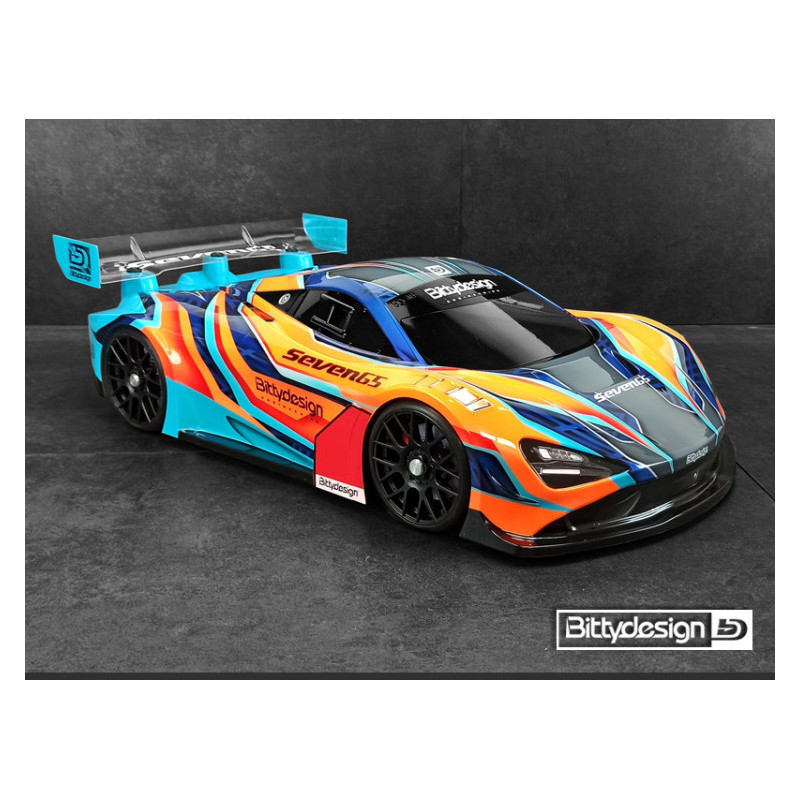 Carrocería Seven 65 1:8 GT SWB BittyDesign sin pintar sin cortar