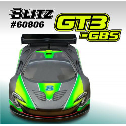 Carroceria Blitz 1/8 GT GT3-GBS sin pintar sin cortar