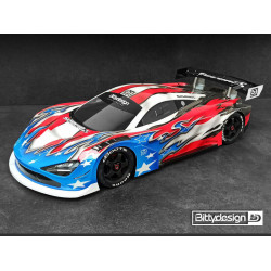 SEVEN65 1/7 CLEAR BODY FOR ARRMA 1.5MM INFRACTION HOBAO VT2