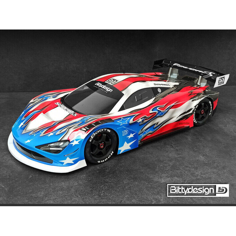 SEVEN65 1/7 CLEAR BODY FOR ARRMA 1.5MM INFRACTION HOBAO VT2