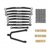 KIT TIRANTES TABICAS ALUMINIO AXIAL SCX24 B-17, C10, JEEP