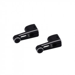 SERVO HORN ALUMINIO 24T AXIAL SCX24 SERVO ORIGINAL NEGRO (1u)