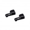 SERVO HORN ALUMINIO 24T AXIAL SCX24 SERVO ORIGINAL NEGRO (1u)