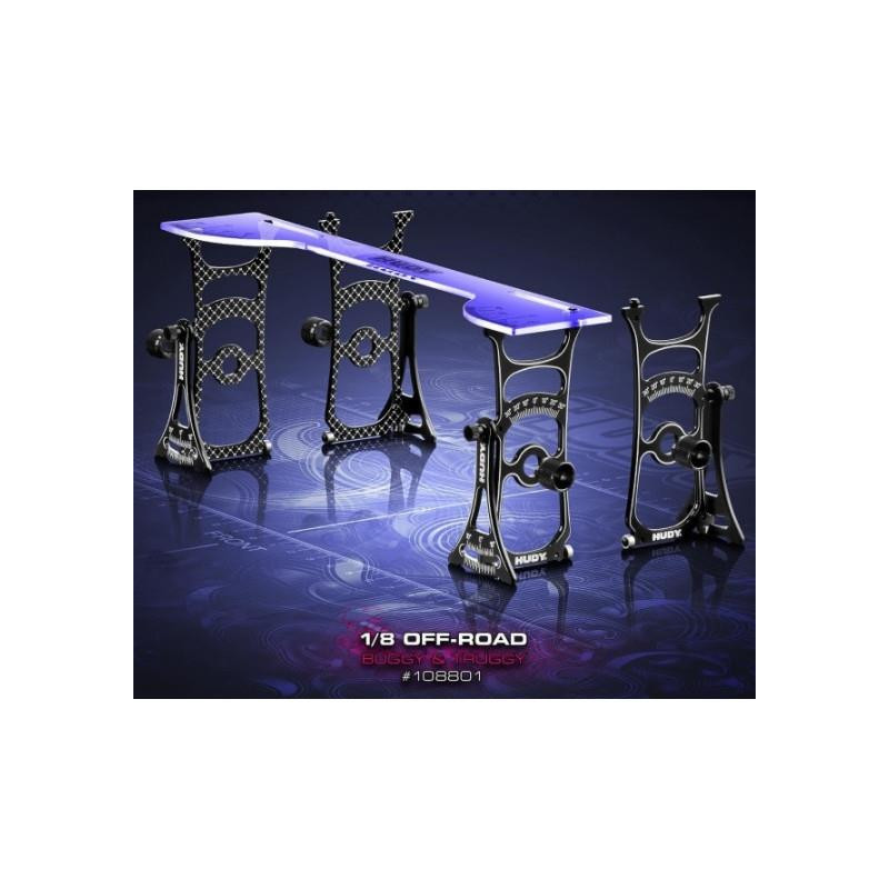 HUDY SET-UP STATION FOR 1/8 OFF-ROAD CARS & TRUGGY