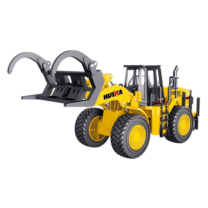 BULLDOZER CON PINZA  HUINA 1914 1/40 ESTATICA
