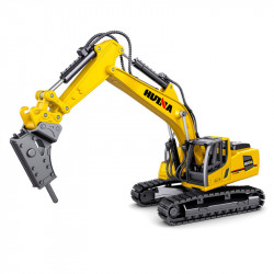 EXCAVADORA CON MARTILLO HUINA 1811 1/60 ESTATICA