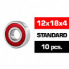 12x18x4mm KIT RODAMIENTOS \HS\" TAPAS GOMA (2u.)"