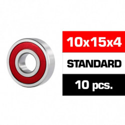 10x15x4mm KIT RODAMIENTOS \HS\" TAPAS GOMA (2u.)"
