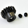 Piñón motor 1/8 15T 5mm mod. 1 Acero